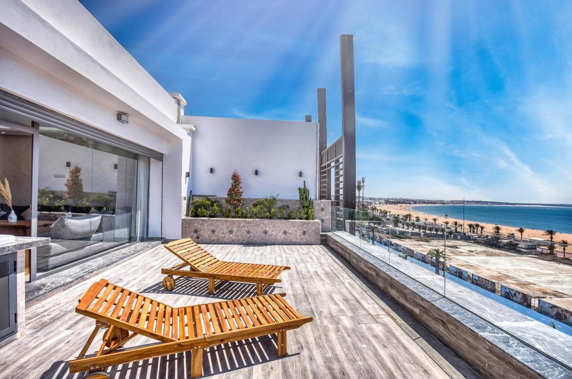 Luxury Seafront Appartement 6-7P Агадир Екстериор снимка